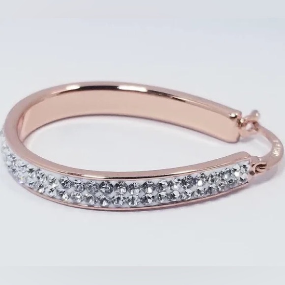 Sofia James — Rose-Gold Toned Hoop Earrings (NIB) - Picture 5 of 7